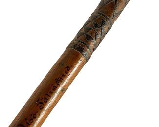 Antique Walking Stick Spear Tip