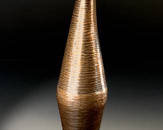 Spun Copper Decorative Vase