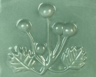 Lot of 3 11x11” Studio Art Fused Glass Tiles/Panels