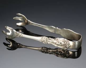 Antique Reed & Barton Francis I Sterling Silver Sugar Tongs