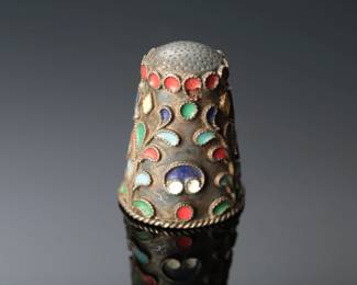 Vintage Enamel Thimble
