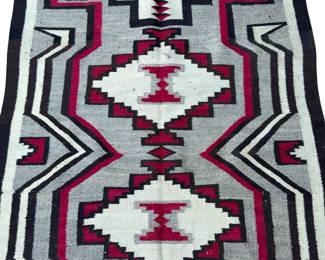 Antique Navajo Klagetoh Rug Weaving Native American Art