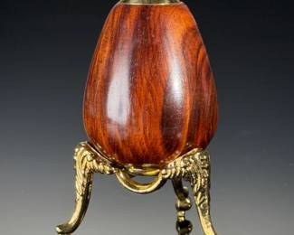 Desert Ironwood Kaleidoscope Egg on Stand