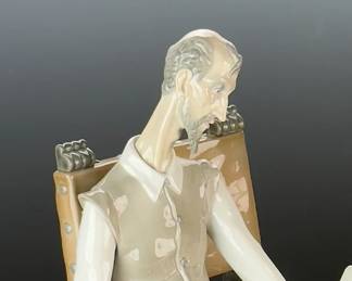 Lladro Don Quixote 1030 Glossy Porcelain Figurine Sculpture