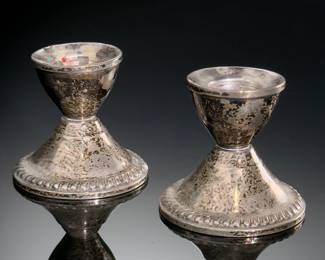 Duchin Creation Sterling Silver Candleholders