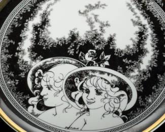 Hollohaza Hungary Porcelain Endre Szasz Plate Laszlo Jurcsak