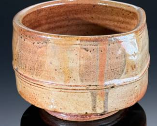 Studio Art Pottery Bowl Signed Ceramic