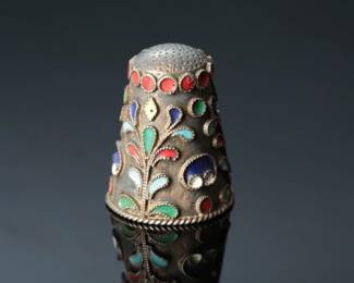 Vintage Enamel Thimble