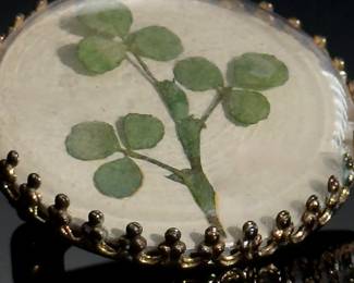 Vintage Cloverleaf Pin Brooch