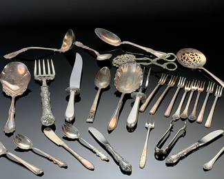 Miscellaneous Silver Plated Utensil Lot