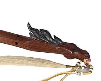 Artist Made Flute Guillermo Martinez Spirit Horse Quetzalcoatl Music