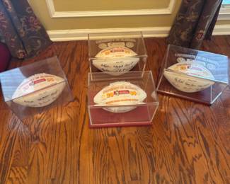 Alabama signature footballs