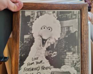 Big Bird's autograph!