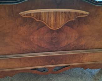 Full size bed in Walnut