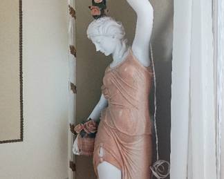 Pair of marble statues $10000
