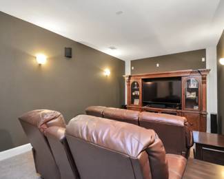 TV mivue theatre seats, 2 rows $2500