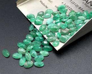 17.90 Carats Oval Emerald Parcel – May Birthstone
