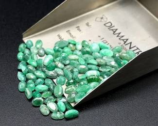 26.44 Carat Mixed Oval Emerald Lot