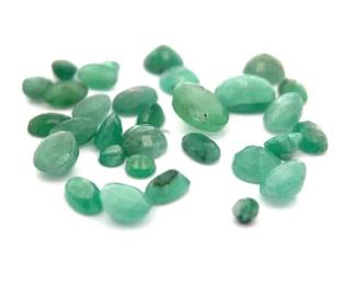 10.22 Carats Mixed Emerald Parcel – Assorted Cuts – May Birthstone
