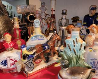 Vintage Whiskey decanters