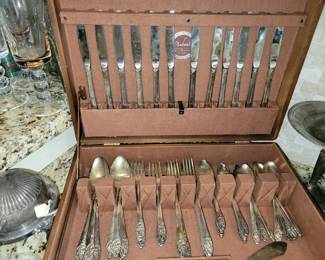 Silver plate flatware