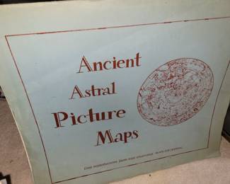 Ancient Astral Picture Maps - set of 4