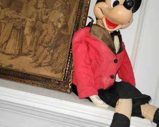 Vintage Mickey Mouse pupper