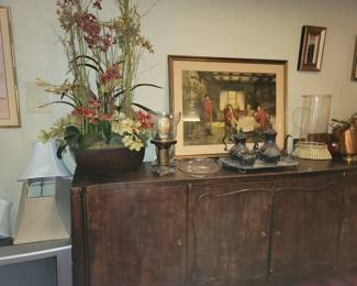 Antique buffet cabinet