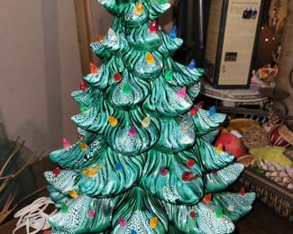 Vintage Ceramic Christmas trees