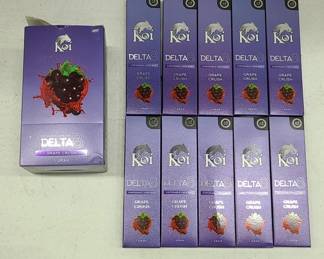 Koi Delta 8 grape crush vape bars