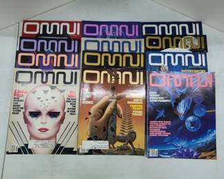 1980s Omni magazine assortment