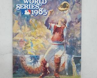 1985 World Series official baseball program