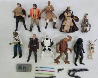 Assorted Star wars action figures