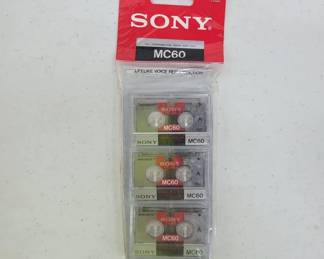 Sony MC60 MicroCassete Tapes Sealed New