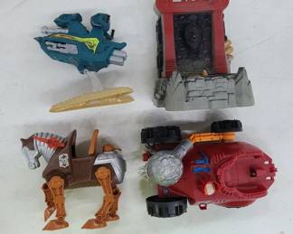Masters of the universe vehicles and playset lot