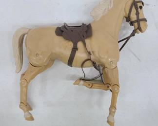 Vintage Marx Horse Comanche 70s Toy