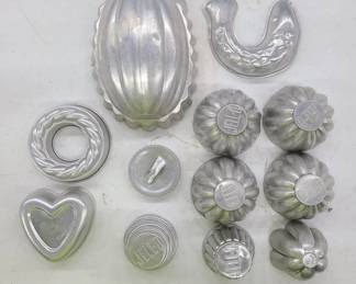 Assortment of Jello molds