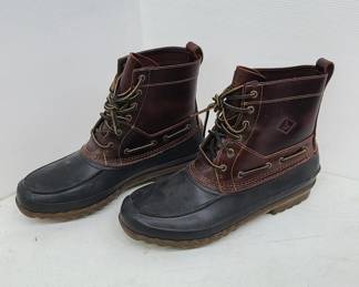 Men's 11.5 Sperry waterproof leather boots