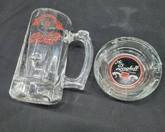 Berghoff beer anniversary mug and ashtray