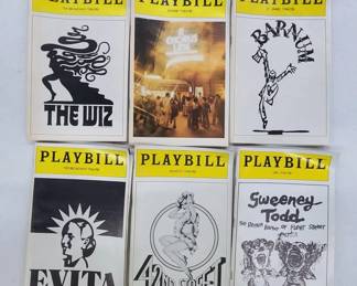 Assorted Theater Play Bill Programs