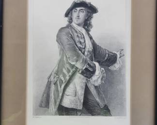 Framed Count Appiani, from Emilia Galotti