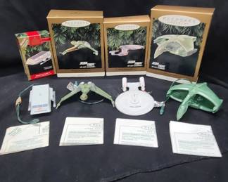 Star Trek Hallmark keepsake Christmas Ornaments