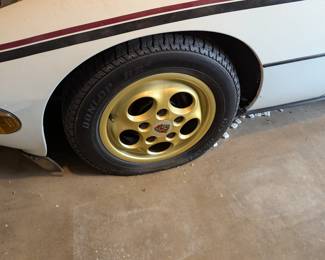 All four tires are flat, bring a trailer.