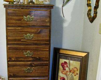 Matching Wood Lingerie Cabinet
