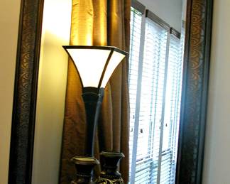 Large Framed Rectangle Mirror