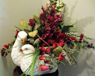 Ceramic Birds Plant Vase