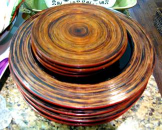 Wood Like Plate Set