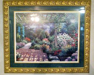 Henry Peters Garden Scene Print