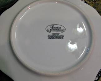 Certified International Classic Rose Ceramic Salad Plates