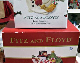 Fitz and Floyd w/Boxes